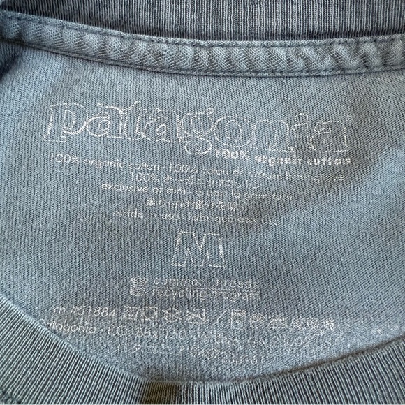 Patagonia Vintage Hiroshige Japanese Woodblock North Sea Hokusai Wave Tee size M - Picture 4 of 7